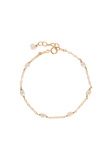Freya Pearl Bracelet - Valentina New York - Gold - bracelet