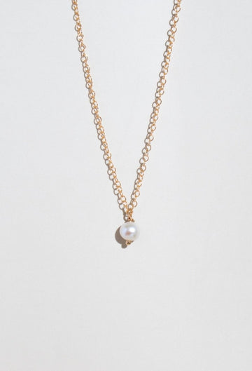 Belen pearl necklace - Valentina New York - 16" - dainty
