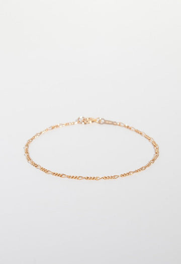 Figaro chain bracelet - Valentina New York - 6" - chain bracelet