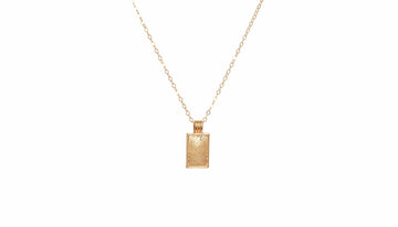 Gold-filled Tag necklace - Valentina New York - No extension chain - dainty