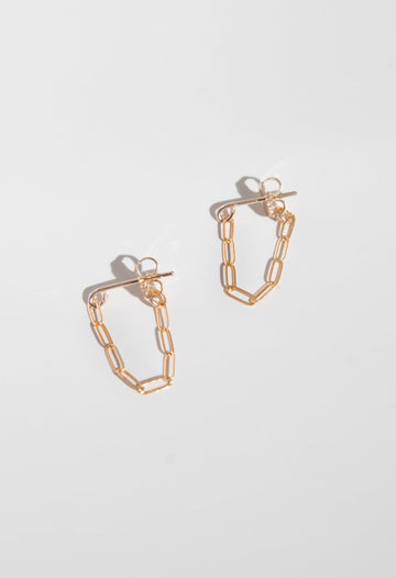 Link Chain Earrings - Valentina New York - dainty