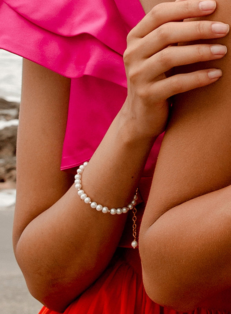 Paloma Pearl Bracelet - Valentina New York - biwa pearl