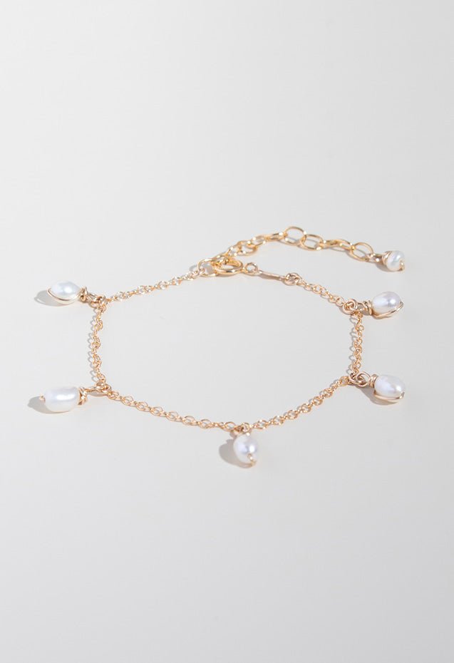 Pearl Droplet Bracelet - Valentina New York - bracelet