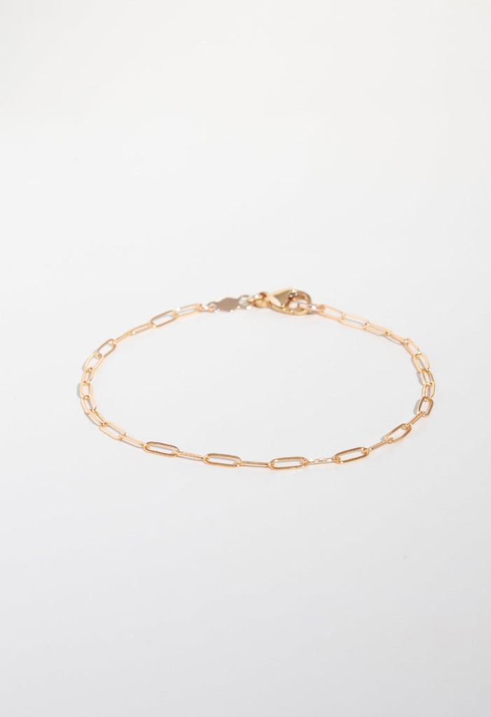 Tiny Link Chain Bracelet - Valentina New York - 6" - bracelet