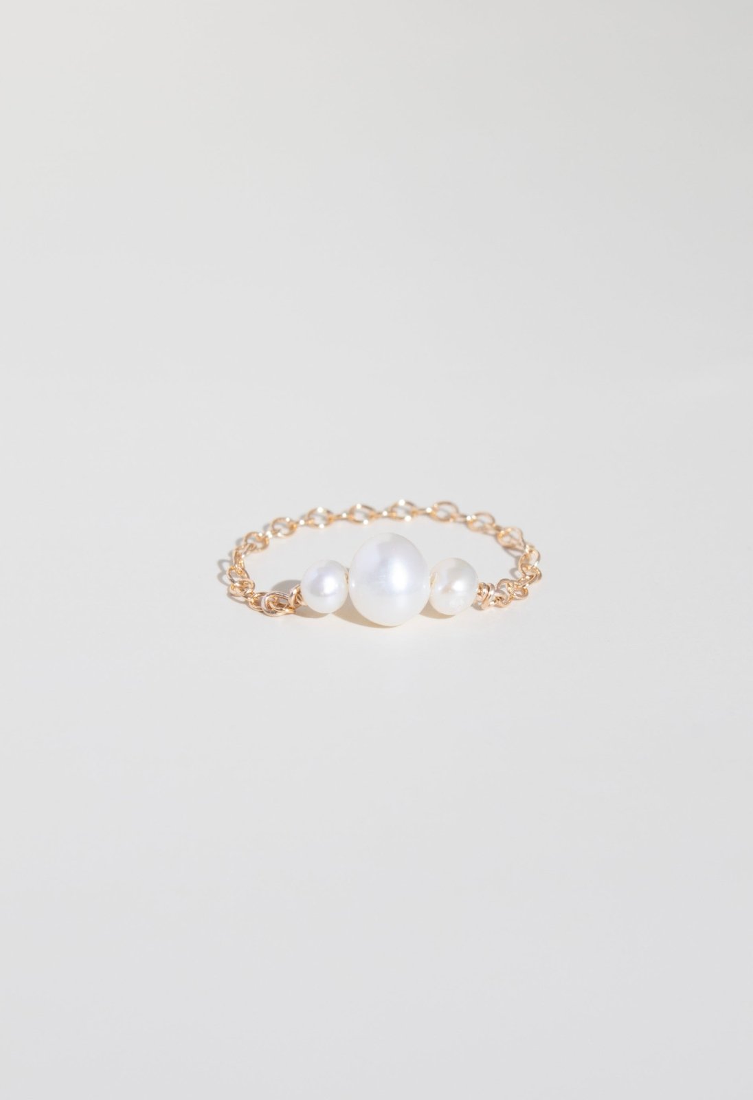 White South Sea Pearl & Diamond Nora Ring - Pure Pearls