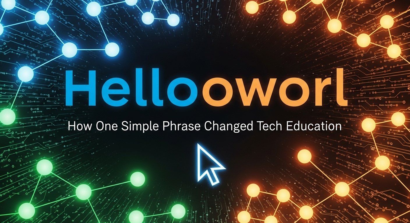 Hellooworl: How One Simple Phrase Changed Tech Education