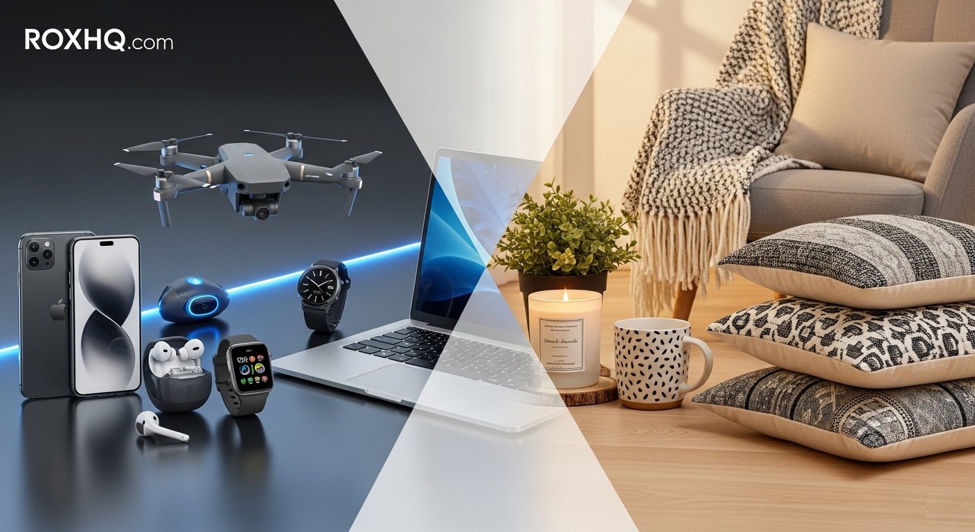 Roxhq.com products catalog: From Tech to Home Goods