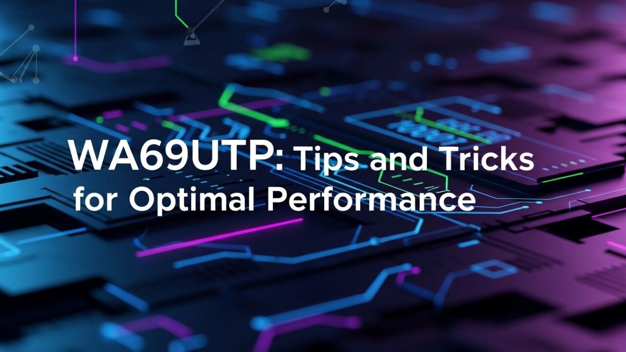WA69UTP: Tips and Tricks for Optimal Performance