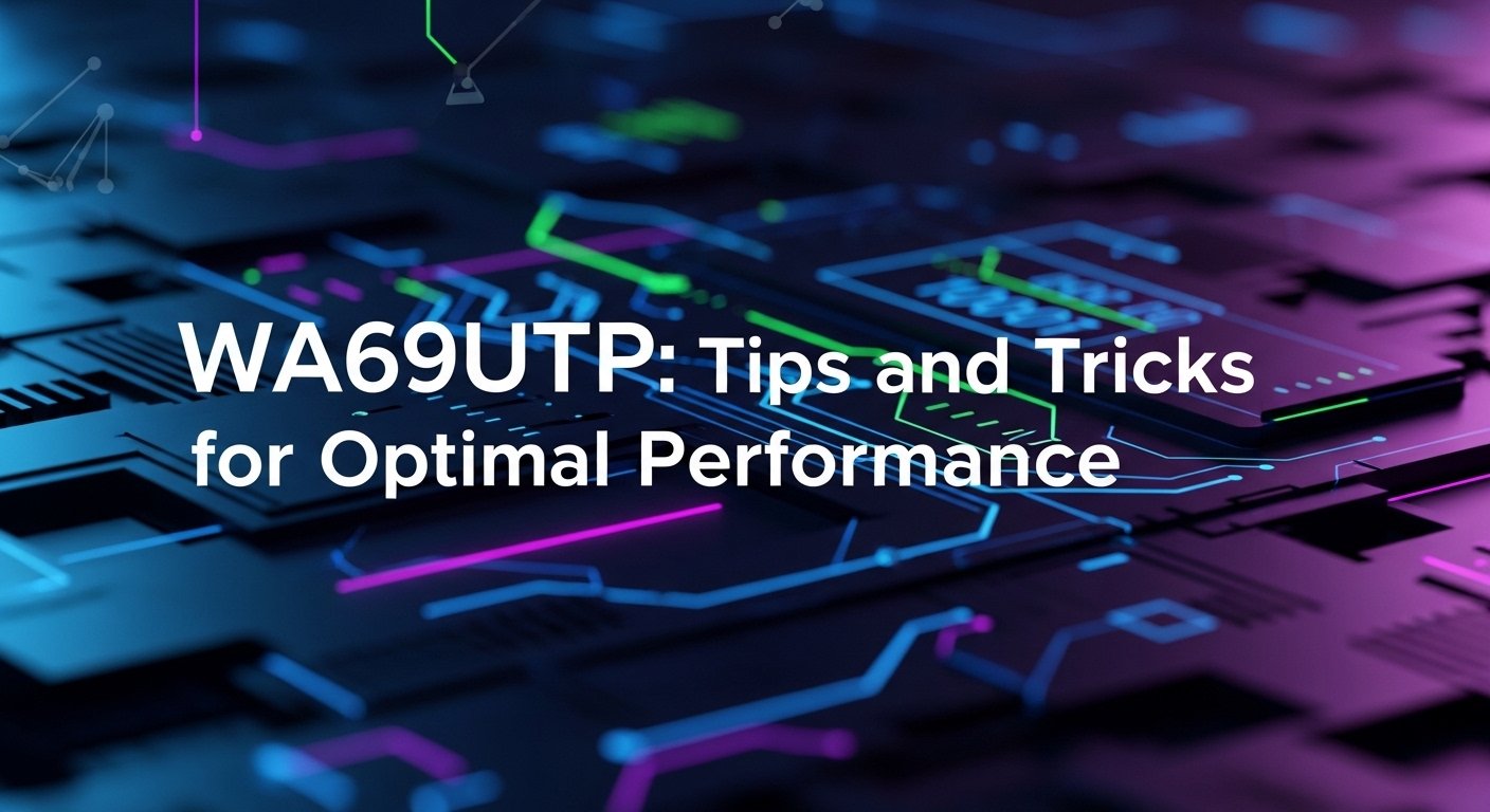 WA69UTP: Tips and Tricks for Optimal Performance
