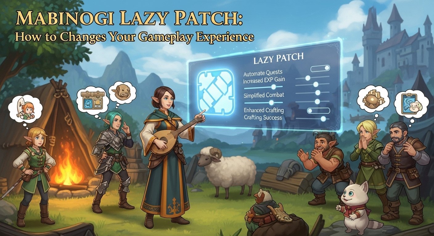 Mabinogi Lazy Patch: How to Changes Your Gameplay Experience