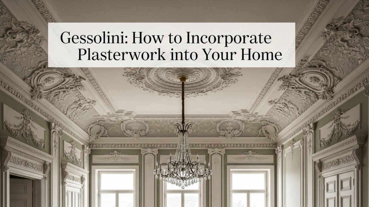 Gessolini: How to Incorporate Plasterwork into Your Home