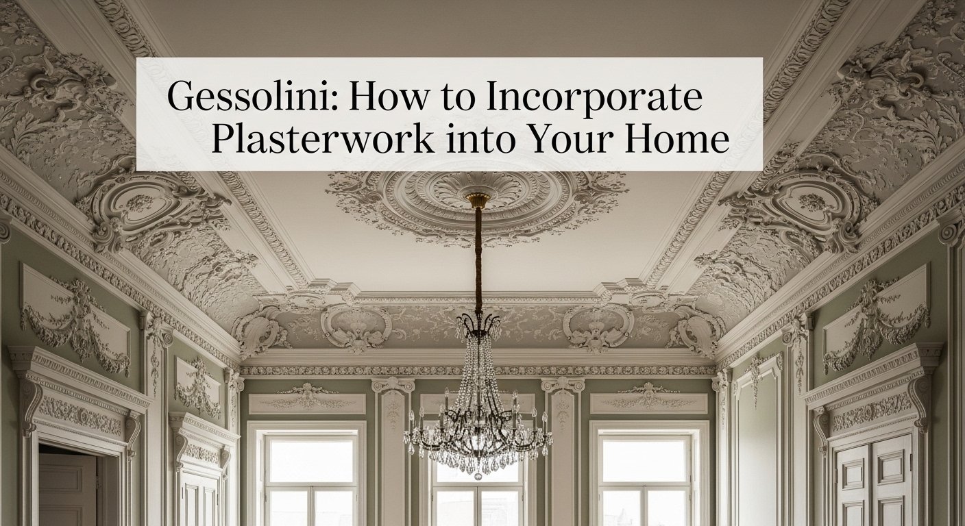 Gessolini: How to Incorporate Plasterwork into Your Home
